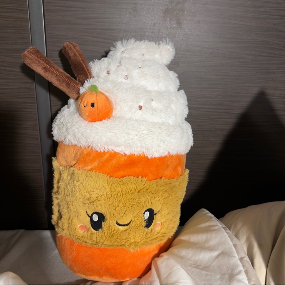Cute Pumpkin Spice Latte Plush Toy